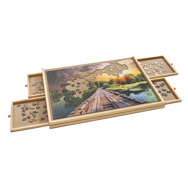 Puzzlebrett mit Auszügen 1000er