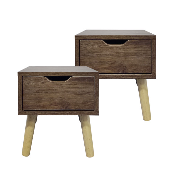 Nachtschrank 1 Schub. Thekla 29325 Eiche 2er