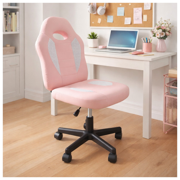 Drehstuhl Daytona Smart pink-weiß