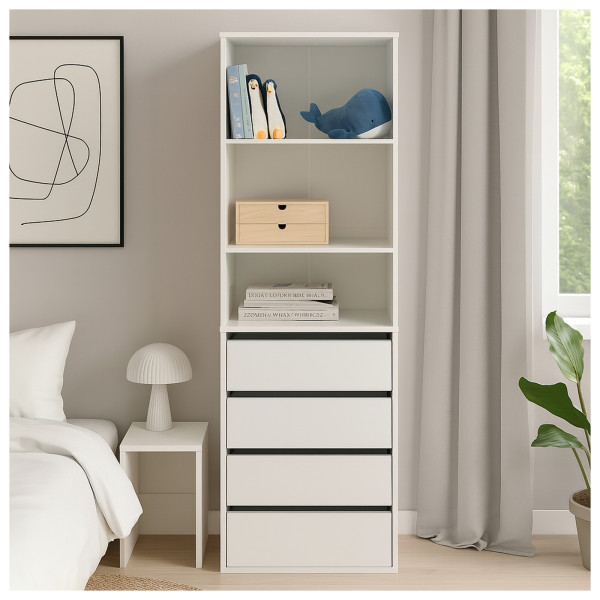 Kommode Nina XXL Weiß