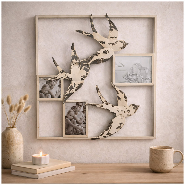 Wanddeko mit Bilderrahmen