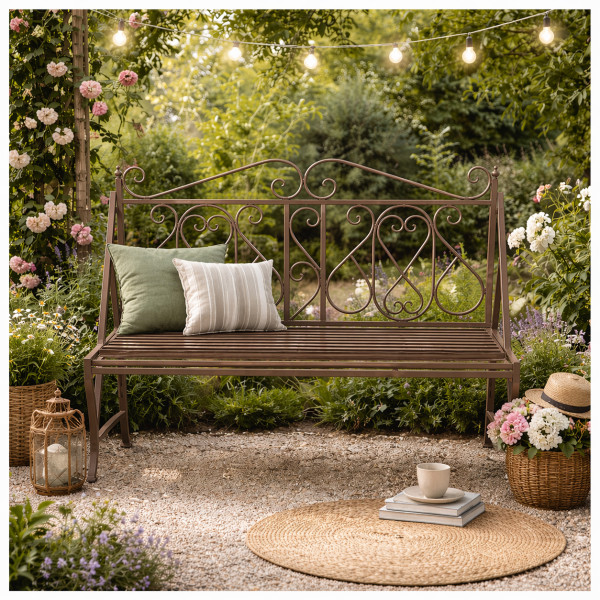 Gartenbank Solea Braun