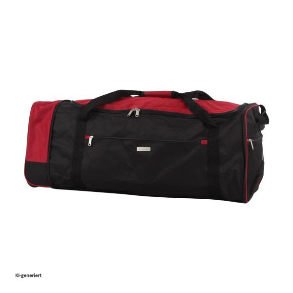 Reisetrolley Rochester Schwarz Rot