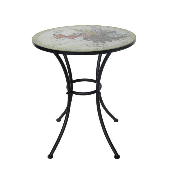 Gartentisch Celia "Schmetterling" Metall