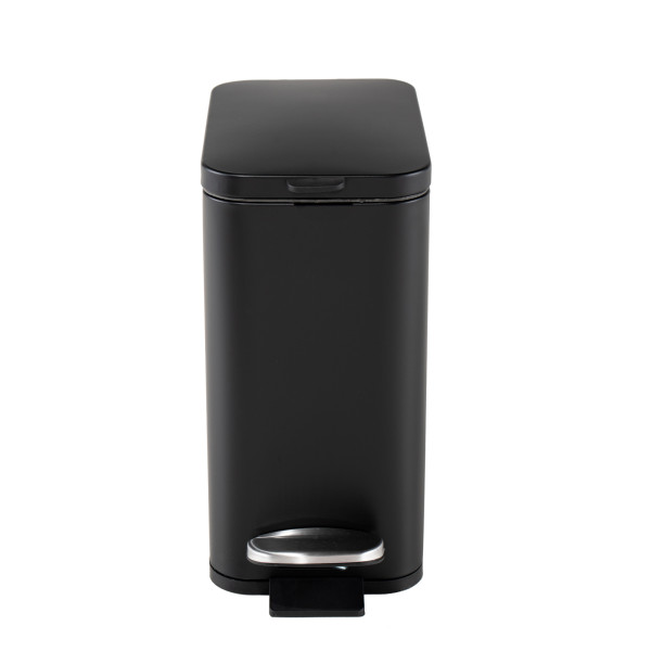 Pedalmülleimer Modern 5L Schwarz