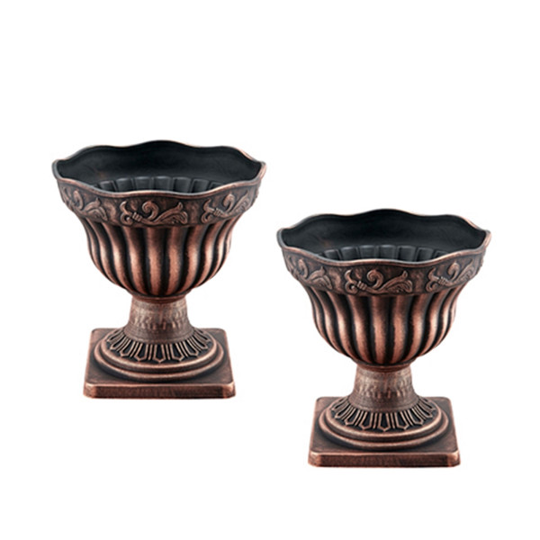 HTI-Living Bronze Blumentopf 2er Set Nessa