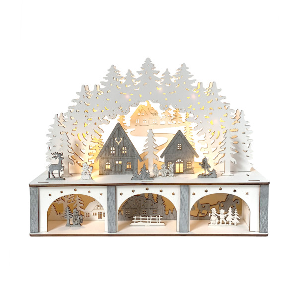 Schwibbogen Dorfidylle