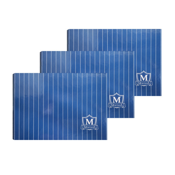 Bankordner Montana Blau 3er Set