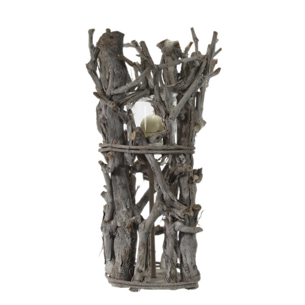Windlicht "Äste", kl., ca. 40 cmH