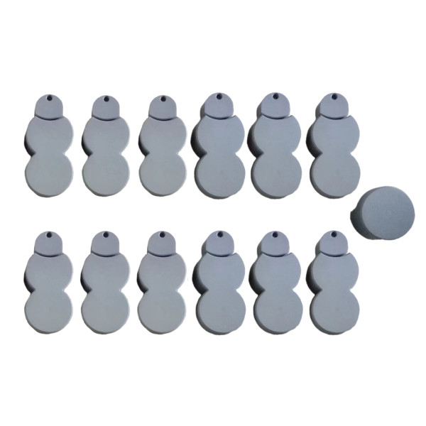 Beetkante Nessa, Palisade, 12teilig, grau