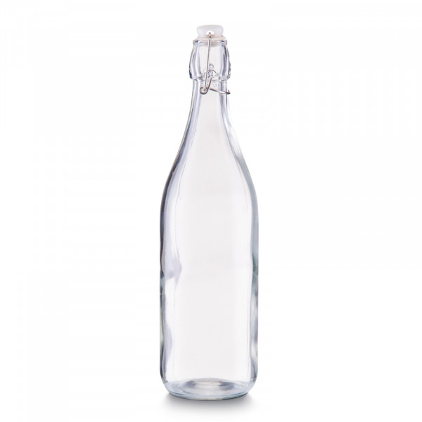 ZELLER Present mit Bügelverschluss 1000 ml Glasflasche