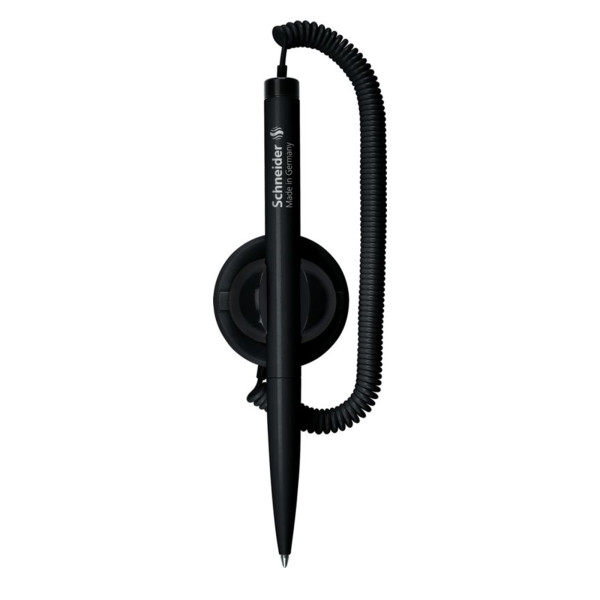 Schneider Schneider Klick-Fix-Pen Kugelschreiber mit Befestigung schwarz