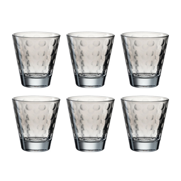 Trinkglas Becher 215 ml Optic, 6 Stück