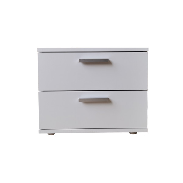 Nachtkonsole Nachtschrank Nina 2 Weiß