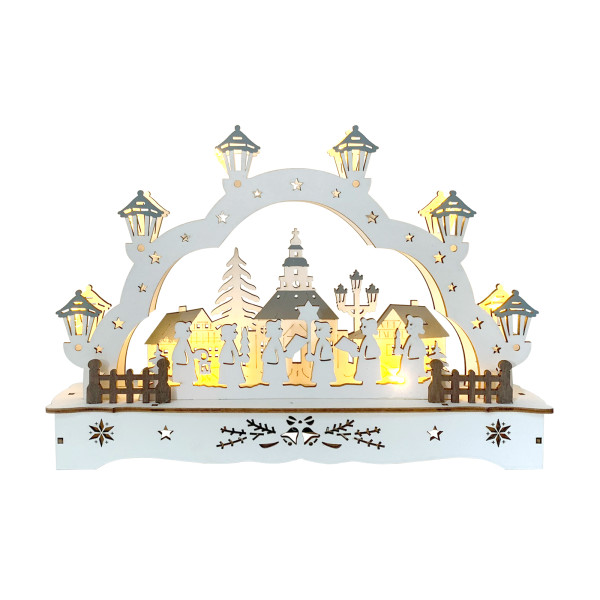 Lichterbogen Sternensänger Natur Weiß