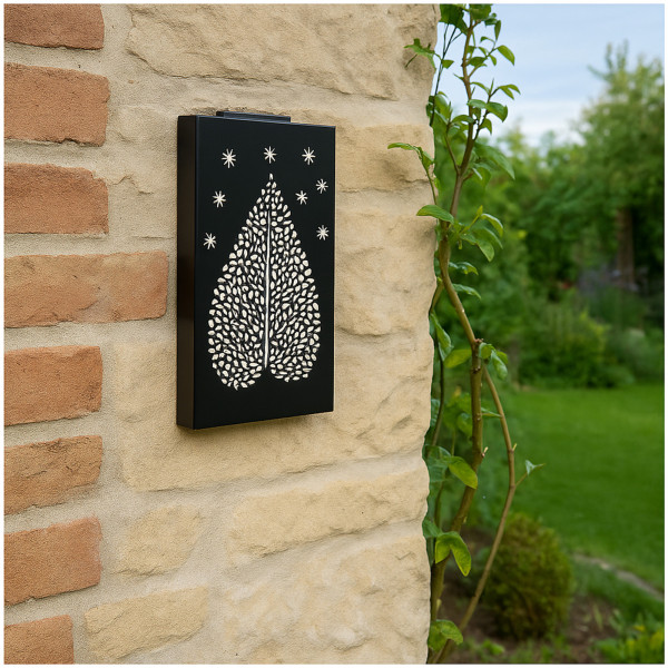 Solardeko Blatt Schwarz