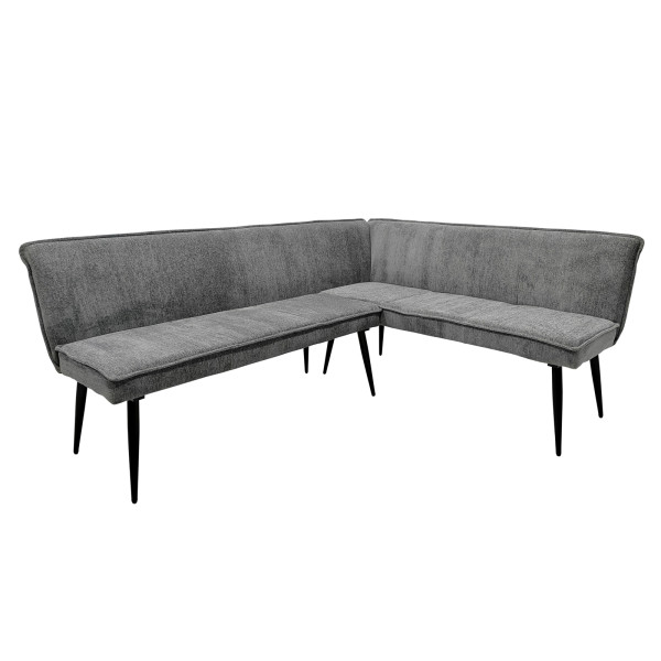 HTI-Living Mesilla Grau kurzer Schenkel rechts Eckbank 195 x 154 cm