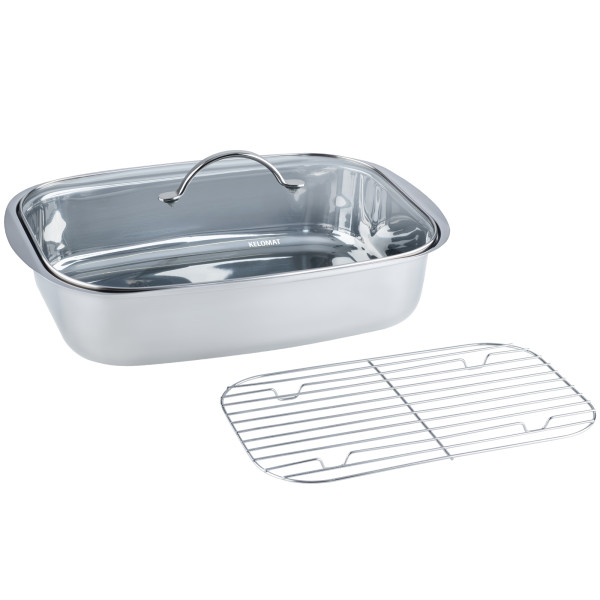 Kelomat aus Edelstahl 18/10 rostfrei Hochwertiger Bräter