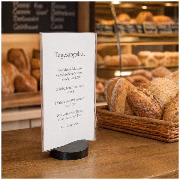 Tischaufsteller Menü, 2er Set