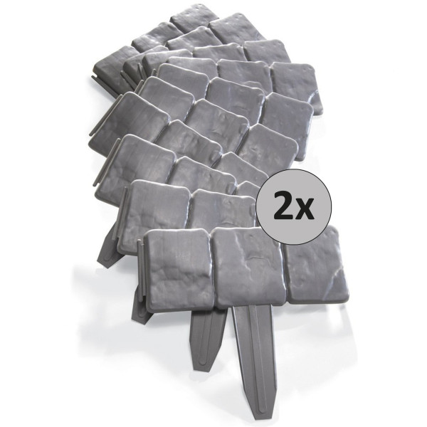 Beetkantenset Nessa Steinoptik