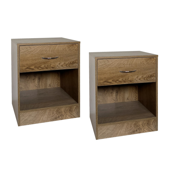 Nachttisch 2er Set Thekla 4050 Eiche