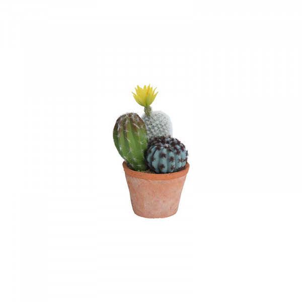 HTI-Living Kaktus Kunstpflanze im Topf