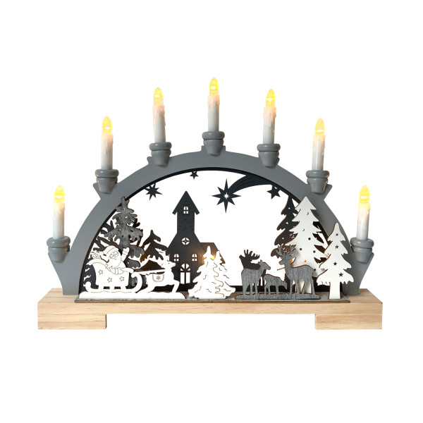 Kerzenleuchter Weihnachtsschlitten