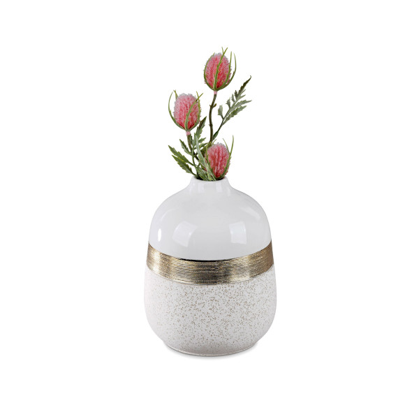 Vase 20 cm Goldband