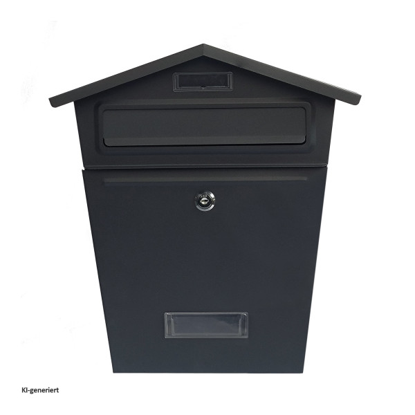 Schwarzer Briefkasten Amin Schwarz