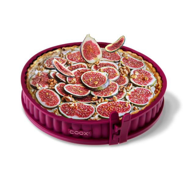 Quicheform m.Glasservierplatte 26x4 cm