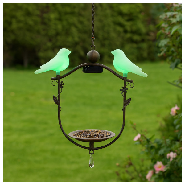 Solar Vogelfutterstation zum Aufhängen