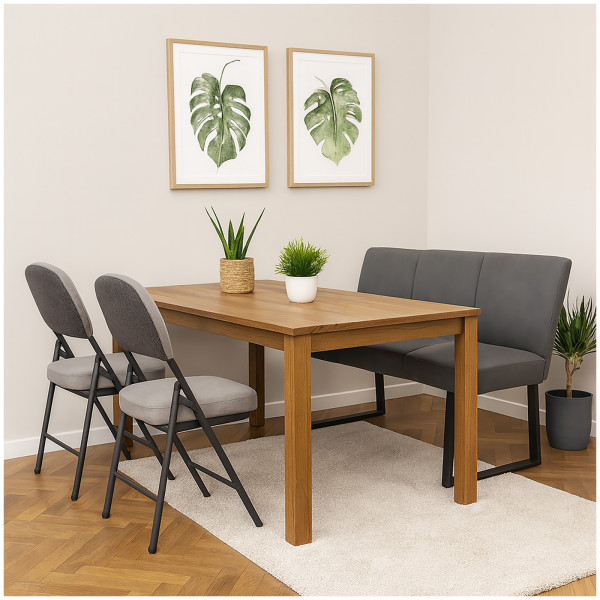 HTI-Living Vemal Schwarz Sitzbank