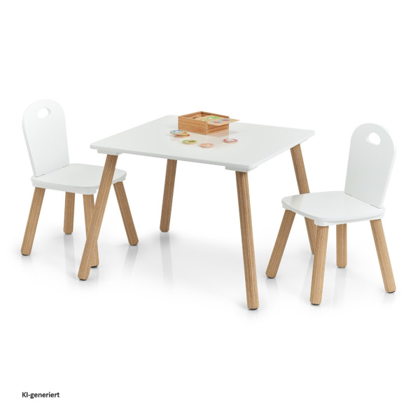 Kinder-Sitzgarnitur "Scandi", 3-tlg., MDF/Kiefer,