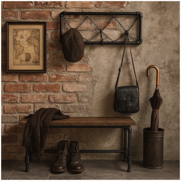 HTI-Line Steampunk 3 Garderobenleiste