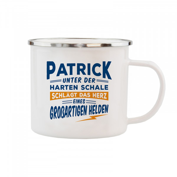 HTI-Living Patrick Echter Kerl Emaille Becher