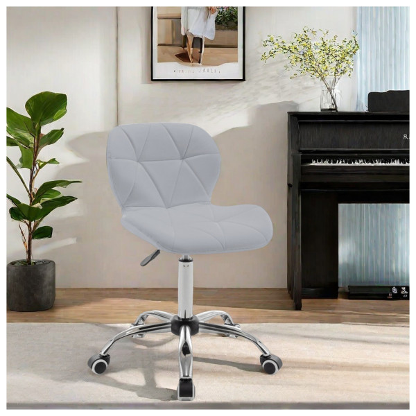 Drehstuhl Neville grau PU