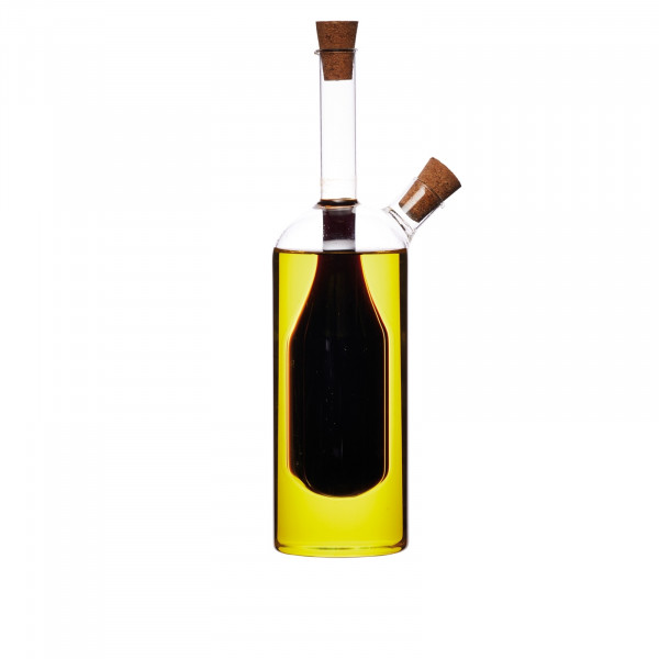 neuetischkultur World of Flavours Italian Essig-und Ölflasche, 2 in 1