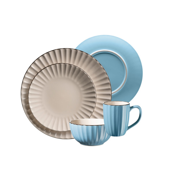 Kombiset 16-tlg. HELL BLAU