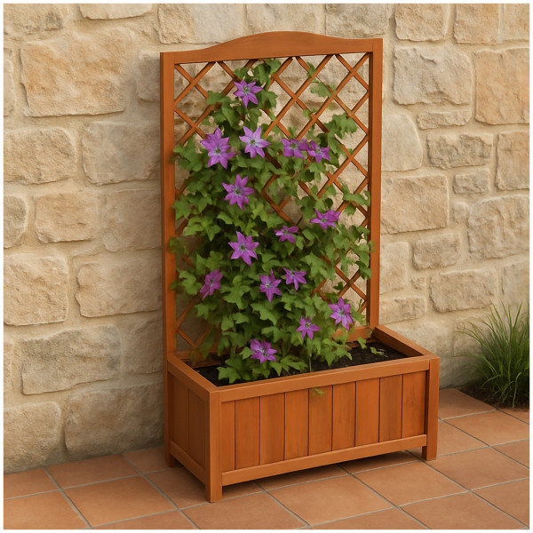 Blumenkasten Heidi 3 XL Braun