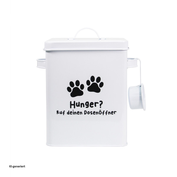 Hundefutterdose Sieglinde Weiß