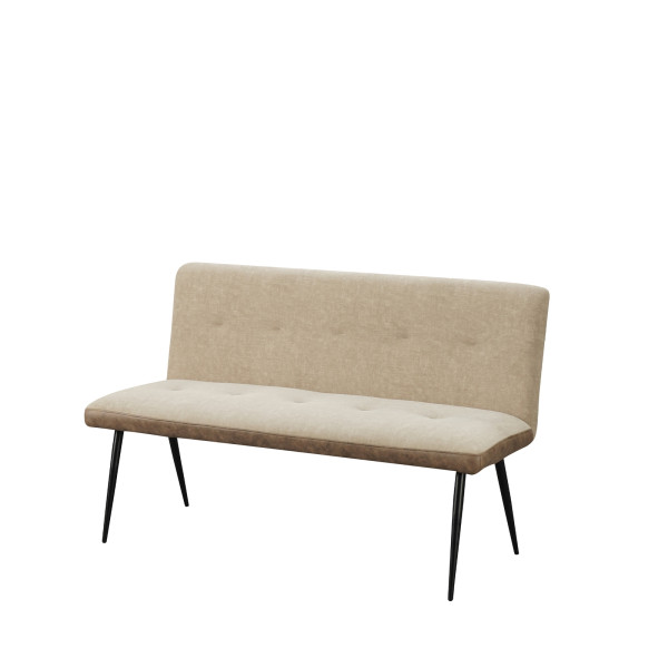 Bank Joschka 3-Sitzer Antikbraun/Taupe