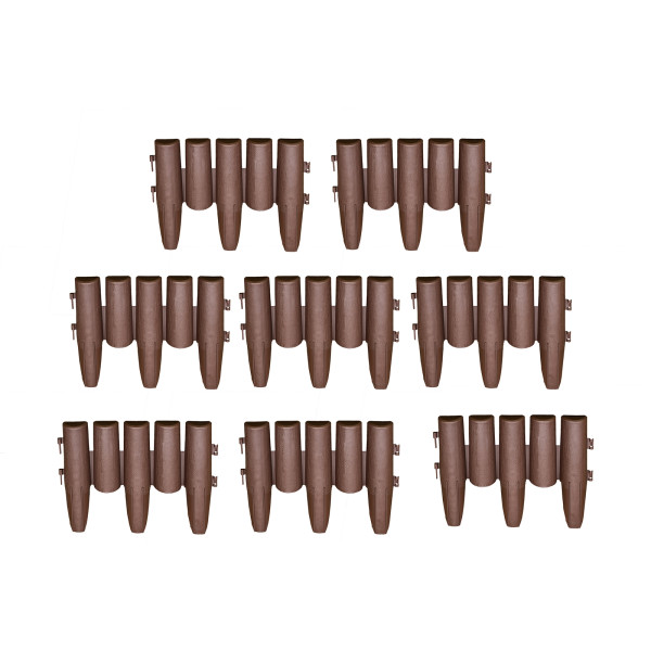 Beetumrandung Nessa Palisaden 8-teilig