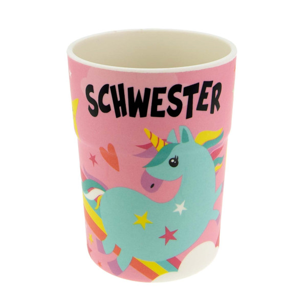 Kinderbecher Schwester