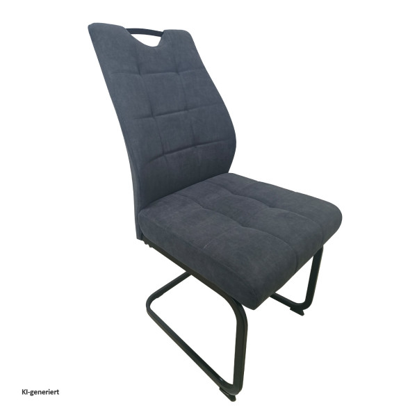 Stuhl Marek dunkelgrau velvet