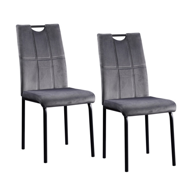 Stuhl Denton Velvet 2er Set