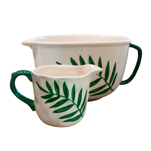 Set Rührschüssel und Messbecher Olivenzweig