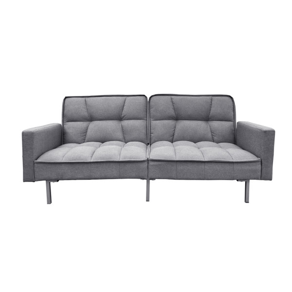 HTI-Living Brigga Leinen Grau Schlafsofa