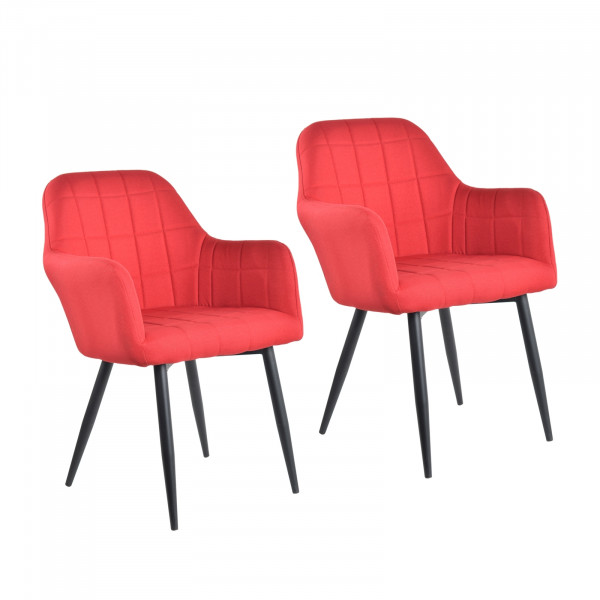 HTI-Living Albany Webstoff Rot Stuhl