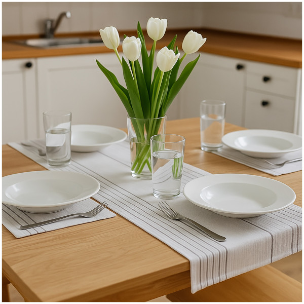 Pastateller Antonia weiß Keramik 4er Set