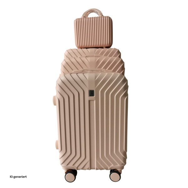 Kofferset Mabell 4-teilig Pink